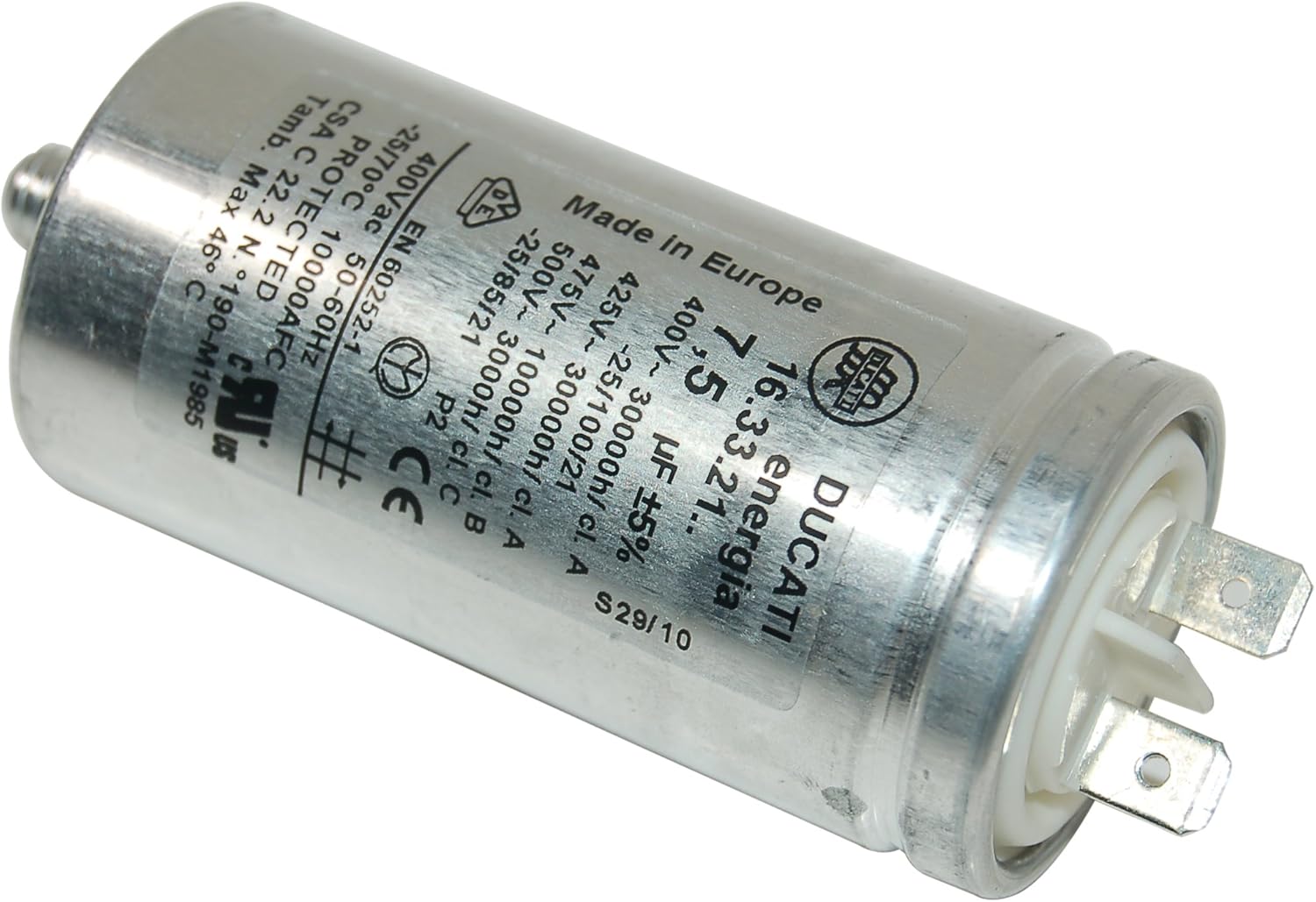 Genuine HOTPOINT Tumble Dryer Capacitor 7.5UF C00119849 Amazon.co.uk