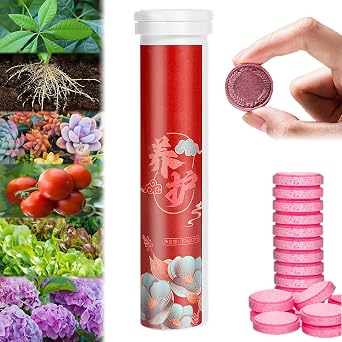 Sil Bost Tablets 22Pcs - Home Gardening Universal Slow-Release Tablet rganic Fertilizer - Slow Release Fertilizer - General Purpose Slow-Release Fertilizer for Plants, Bne Meal Fertilizer 1 Pc