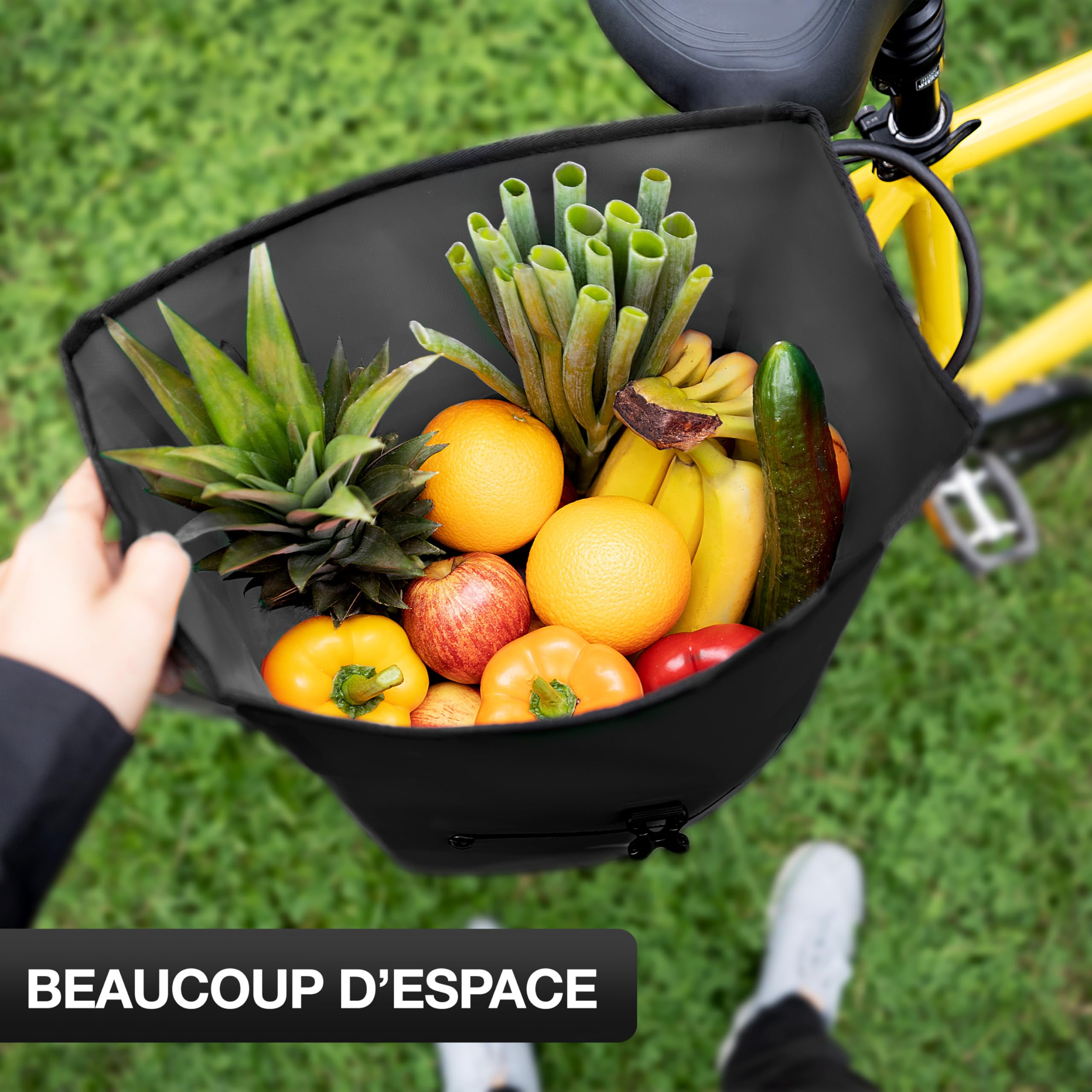 Valkental - Grand Sac étanche pour Porte-Bagages - Sacoche de vélo pour Porte-Bagages avec Grands réflecteurs [verrouillable] Fixation Ultra-résistante - Plusieurs Fois primé - Conçu pour Durer