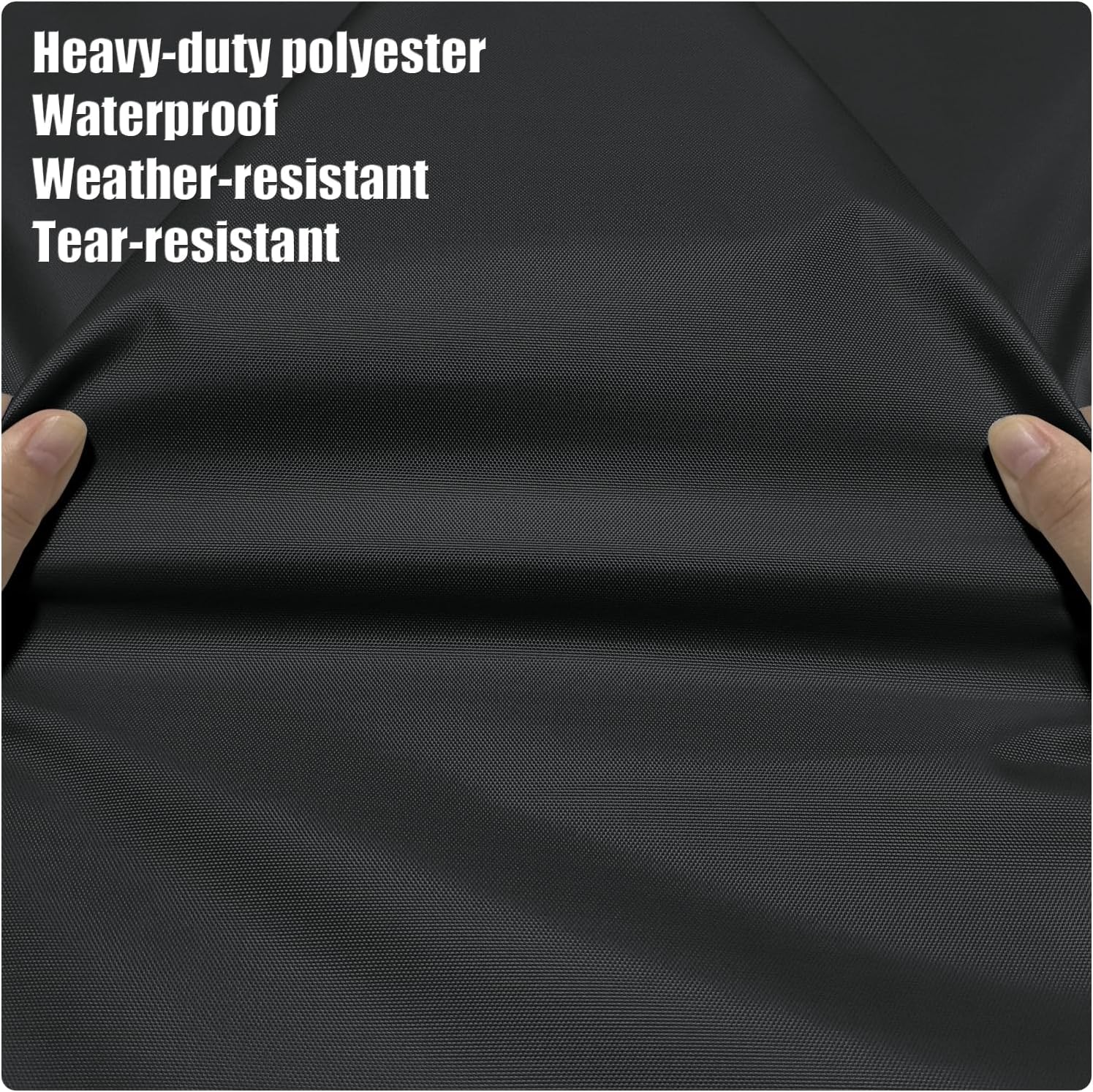 Log Splitter Cover Waterproof 1200D Weather-Resistant Oxford Cloth All Weather Tear resistance Cover for Wood Splitter 20-60ton Storage Protection Accessories (94" L x 49" W x 42" H), Black