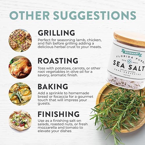 Miniatura 4 de Sal marina con infusión de romero, 1.8 oz