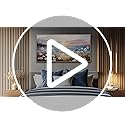 PHAOHUAXM Large Wall Art For Living Room Canvas Wall Decor For Office Bedroom Decorations Blue Ocean Landscape Wall Pictures Artwork Modern Beach Posters Aesthetic Home Decor Wood Framed 24"x48"