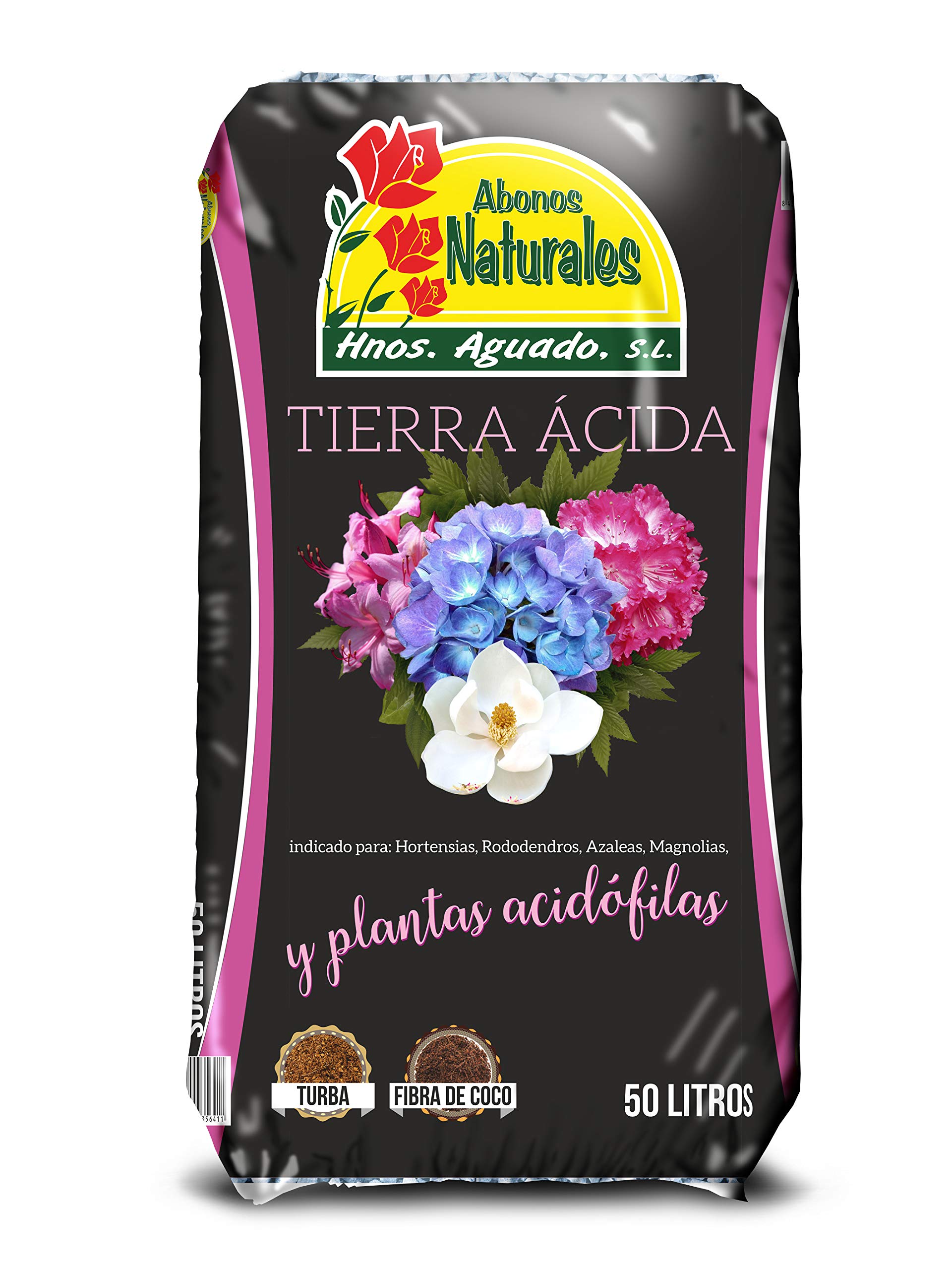 abonos naturali Hnos Aguado. U Terra acida – Terriccio Piante acido ab. nat. hnos. Aguado Terra acida 50 Lt