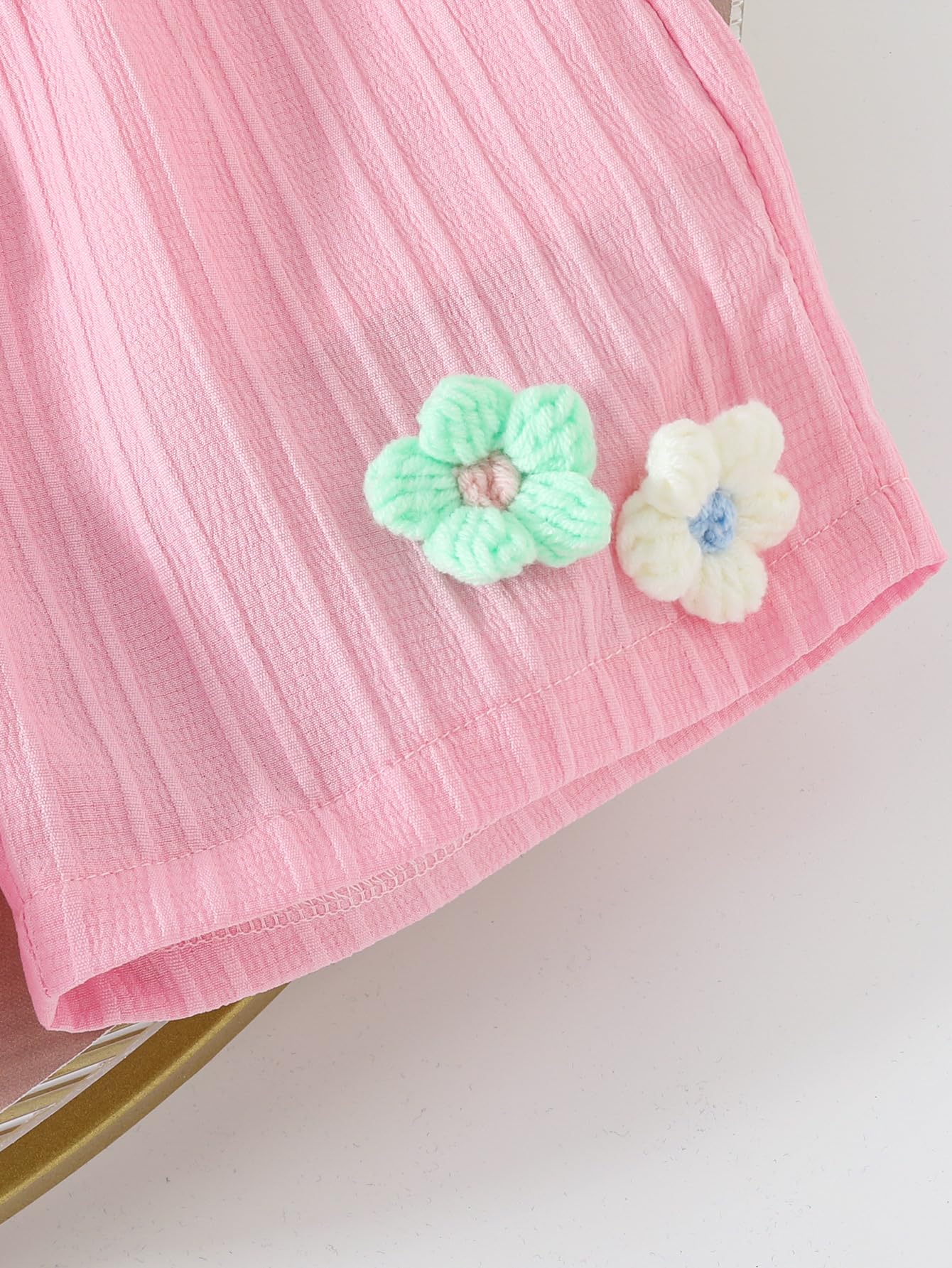 Kleinkind Baby Mädchen Kleidung Blumen Rüschen T-Shirts Tops Shorts Süße Sommer Kleidung Sets