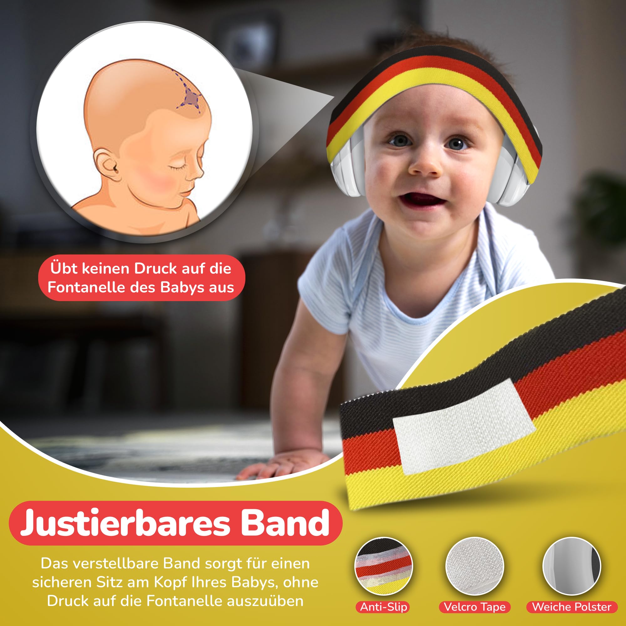 Protezione dell'udito affidabile per bambini e bambini dai 0 anni in su. Protezione dell'udito per bambini ideale e protezione dell'udito per le famiglie attive in viaggio