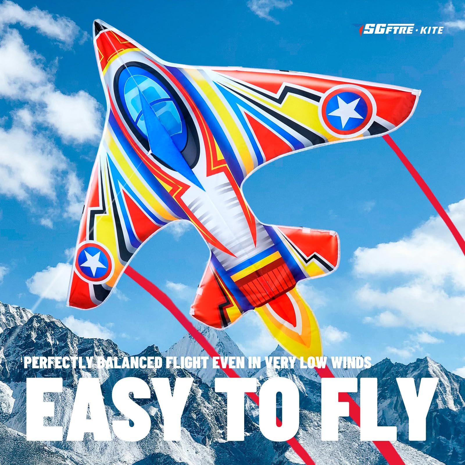 Aeroplane Kite for Children and Adults - Image 2