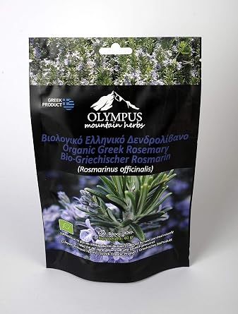 Organic Loose Leaf Dried Greek Rosemary Herb. 40 g / 1.41 oz