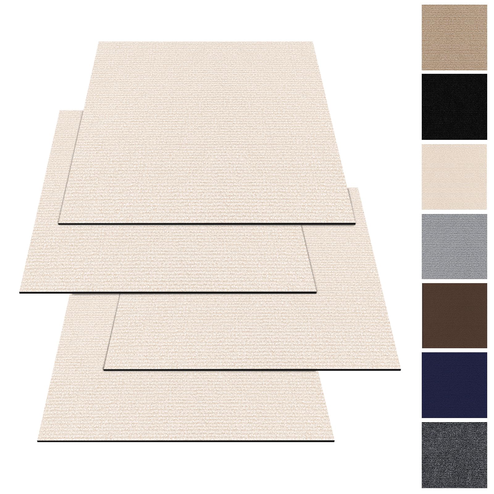 Piastrelle per tappeti autoadesive (beige, 50 x 50 cm)