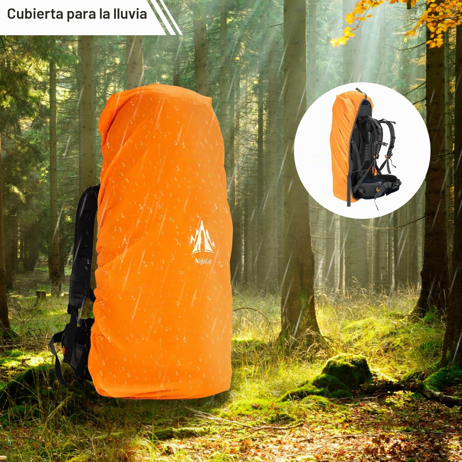 Night Cat 70L 90L Mochila de Senderismo para Hombres Mujeres Macutos de Trekking Mochileros Escalada Ciclismo Viajar