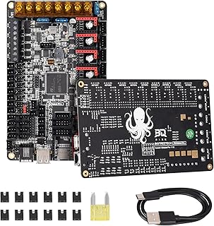 BIGTREETECH Octopus V1.0 Pro 32Bit Control Board Compatible TFT Screens/ LCD2004/ LCD12864 Supports 8 Stepper Drivers 60V Stepper Motor Klipper RRF and Marlin