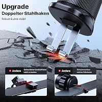 Miracase Autós Telefontartó Szellőzőrácsra 360° Forgatható iPhone Samsung 4-7" - Ventilation 5