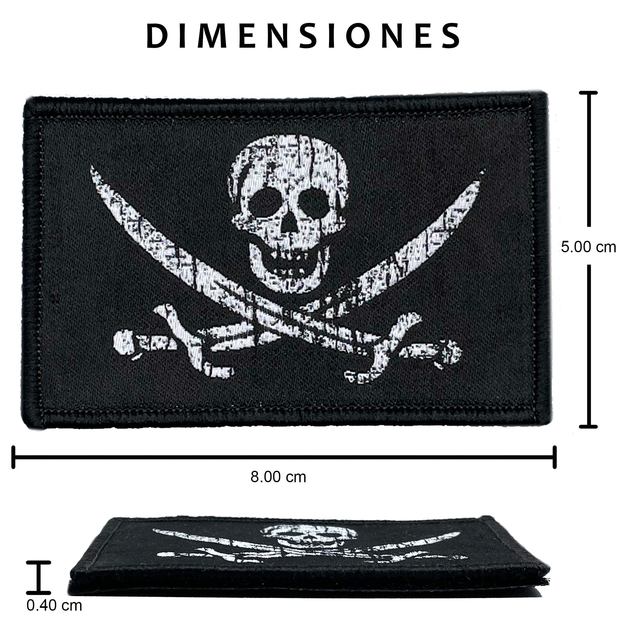 Jolly Roger Flag 200-Denier Nylon 12x18 to 3'x5' | Made in USA