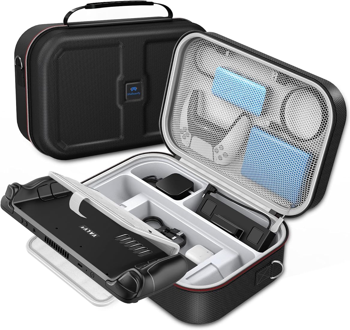 SteBeauty Steam Deck Case, Carrying Case for Steam Deck Console