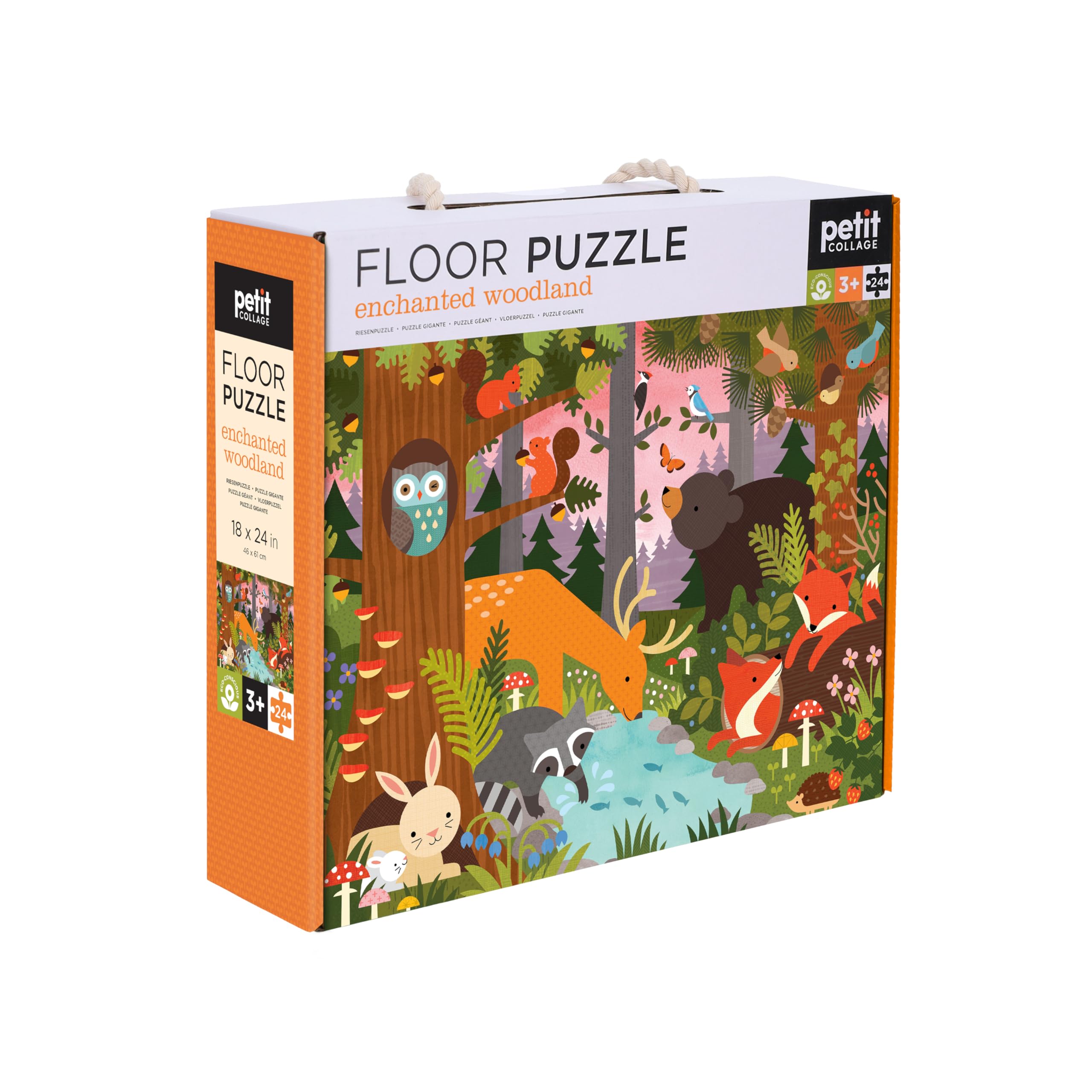 Petit Collage Floor Puzzle | Enchanted Woodland