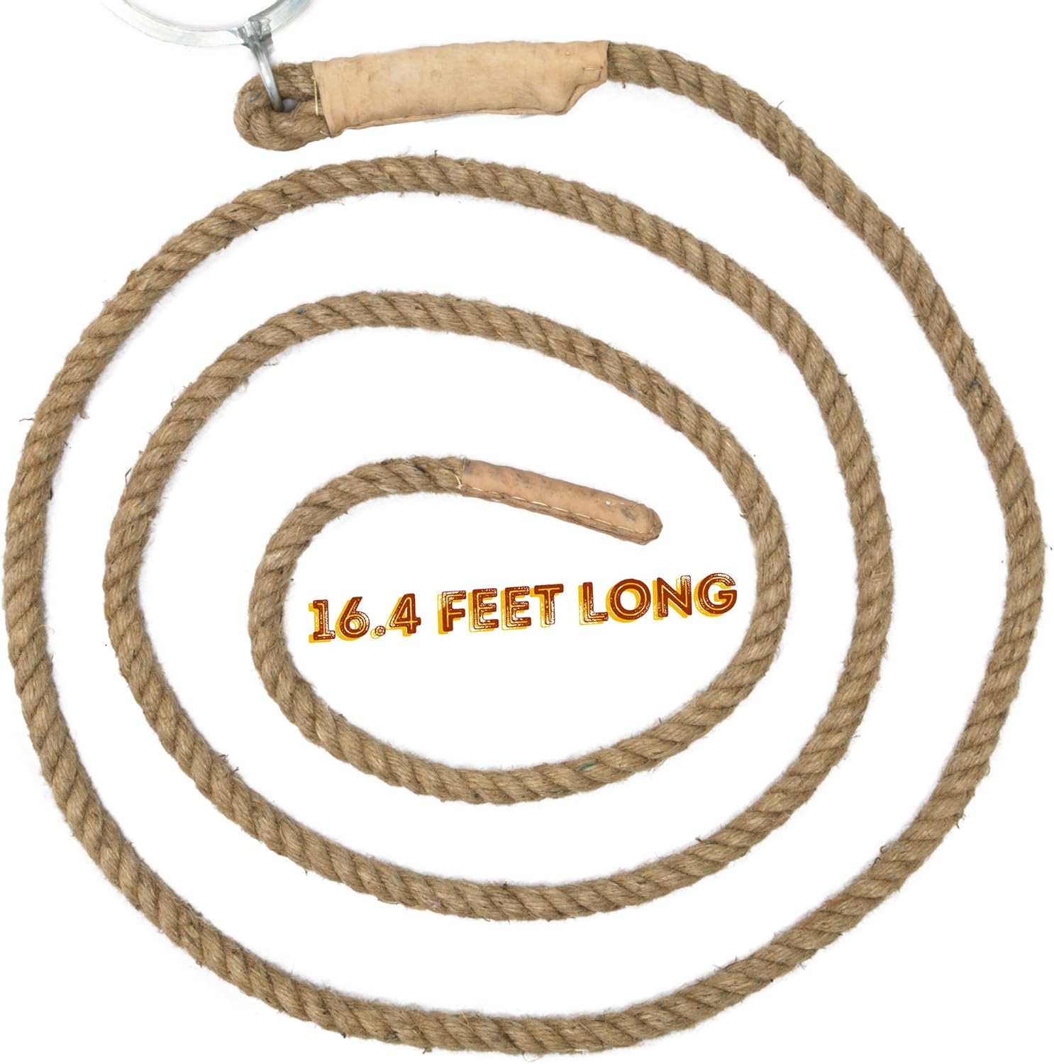 Flаѕh Dеаlѕ - 40% оƒƒ Crown Sporting Goods 4-Way Tug of War Ropes: Four 5m Jute Twine Ropes with Steel Ring for 30 Players