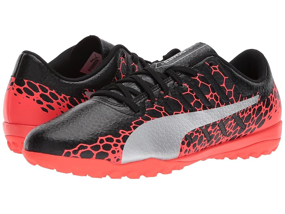 

PUMA evoPOWER Vigor 4 Graphic TT (Puma Black/Silver/Fiery Coral) Men's Shoes