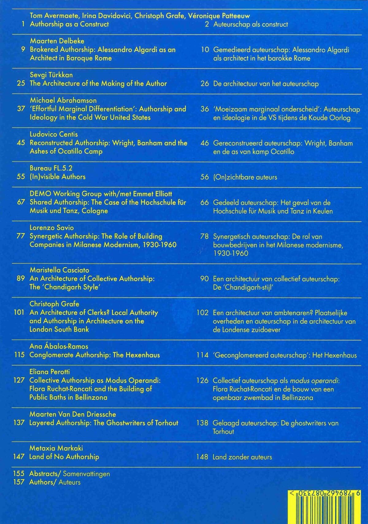 Oase 113 - Authorship