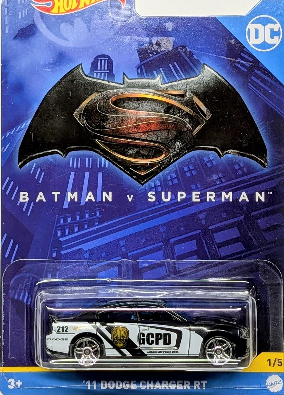 Hot Wheels Batman 5 Car Set Bundle Version 1