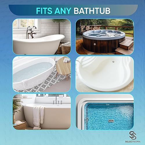 Miniatura 7 de SelectSoma Almohada de bañera de alta calidad con malla 4D gruesa para soporte de cabeza, cuello y espalda, almohada de baño de lujo de secado