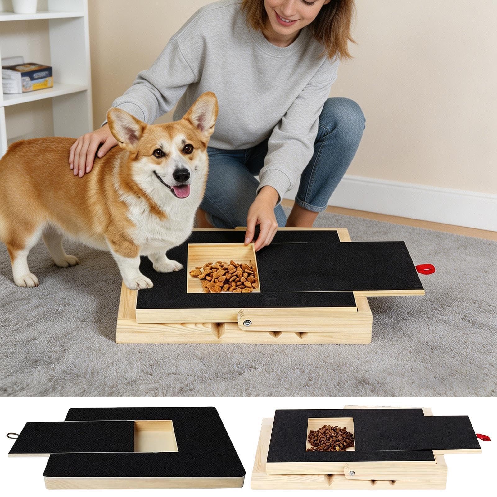 Planche à gratter pour griffes de chien Lime à Ongles en Bois pour Chien