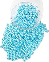 Vista 22 de YouLuo 200 cuentas de perlas de vidrio redondas checas pequeñas de satén checo con brillo espaciador cuentas sueltas para hacer joyas, manualidades