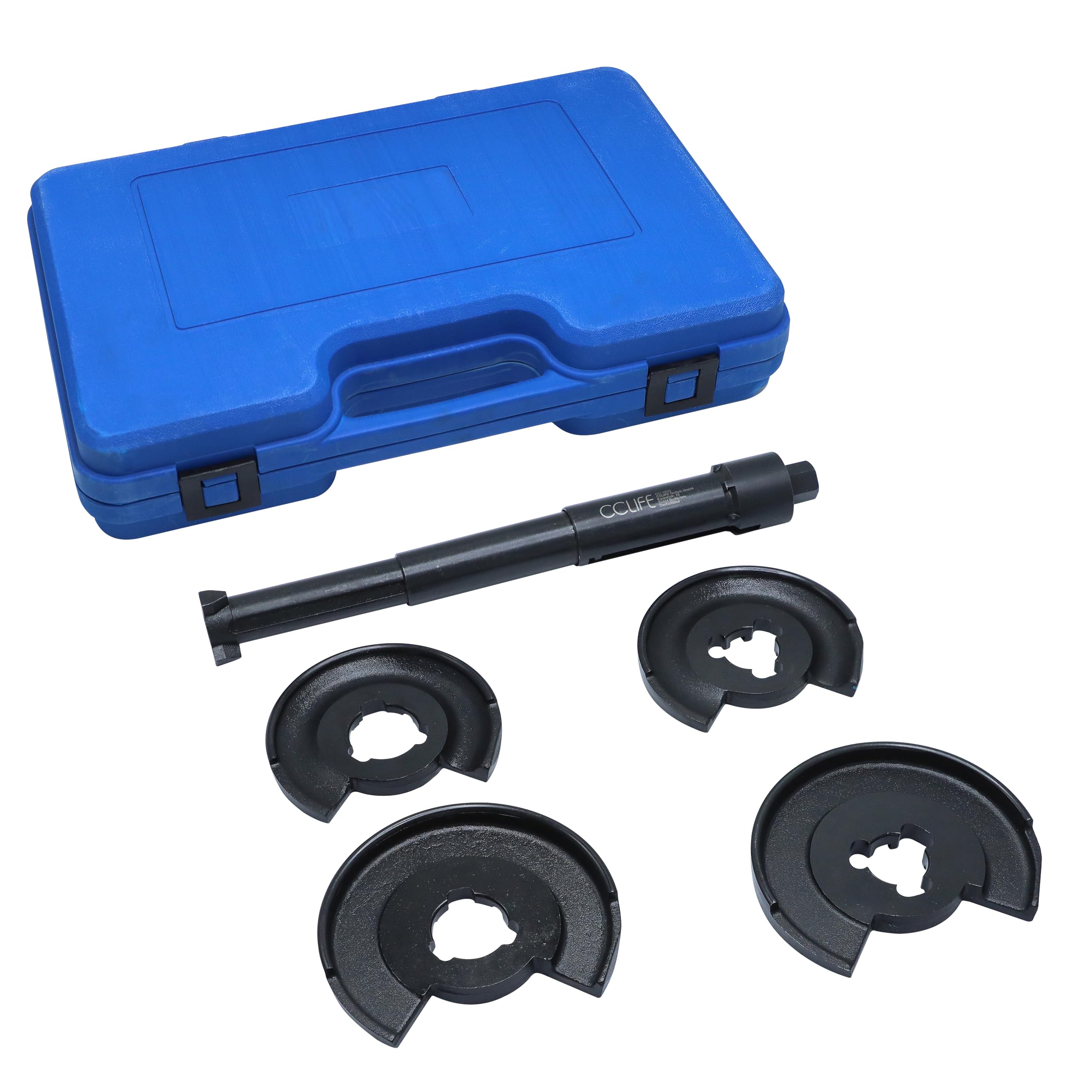 CCLIFE Compresor de Muelles Interiores Compresor Muelles Amortiguador Herramienta Tensora de Muelles Interiores W201 W203 W124 W126 | Compatible con Mercedes-Benz W201, W203, W124 y W126 para el cambio de puntal profesional