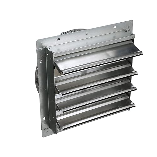 Miniatura 11 de Extractor de TPI de accionamiento directo con obturador instalado, monofásico, 120 V, Gris, 1