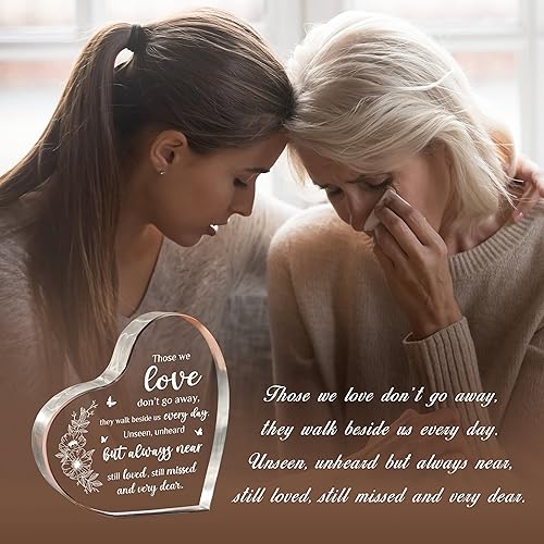 Miniatura 2 de Pandasch Memorial Loved One - Placa acrílica personalizada con palabras cálidas, regalos de condolencias en memoria de un ser querido, regalos de