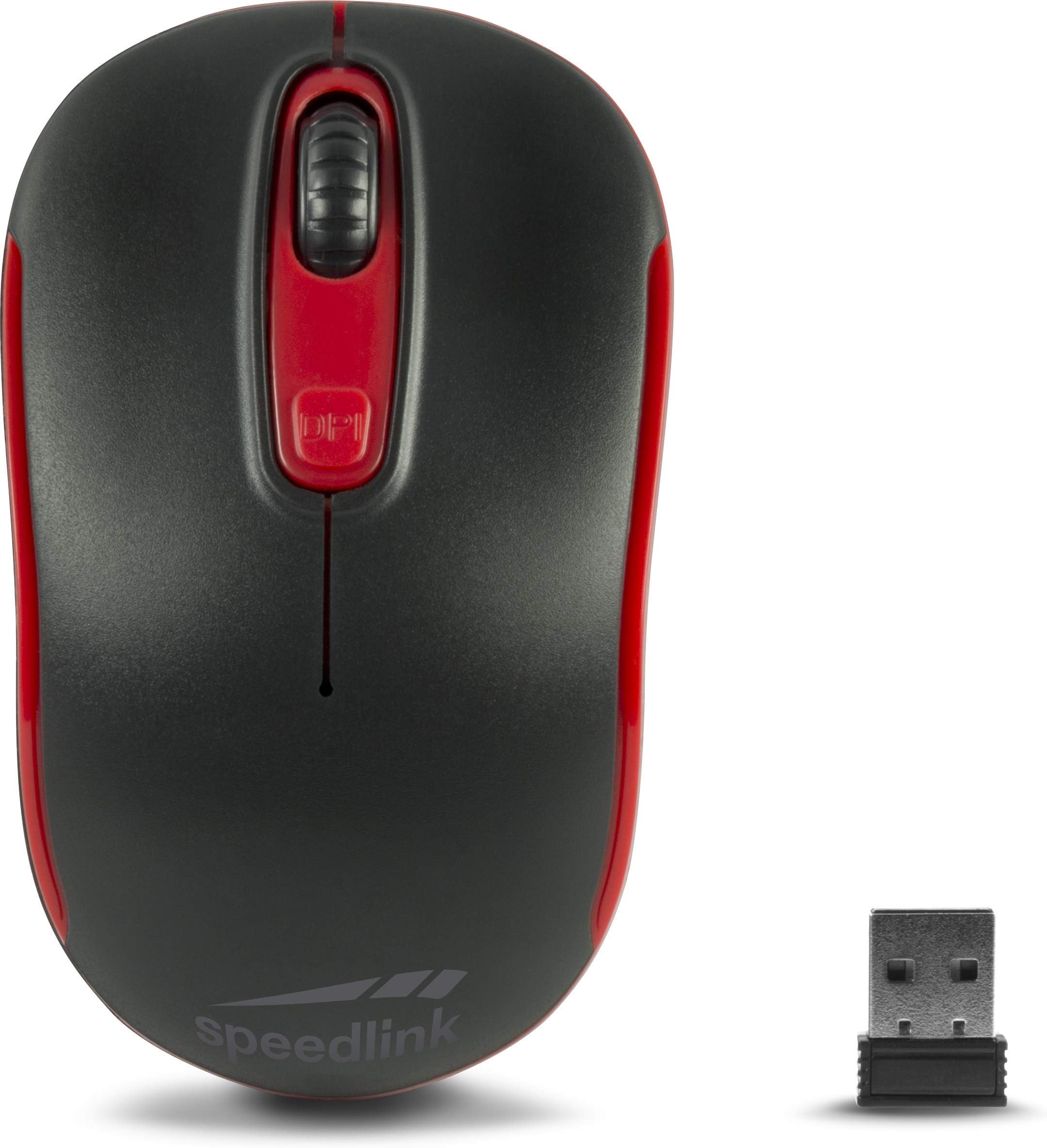 SpeedlinkCEPTICA Wireless USB Mouse 1600dpi- Black/Red