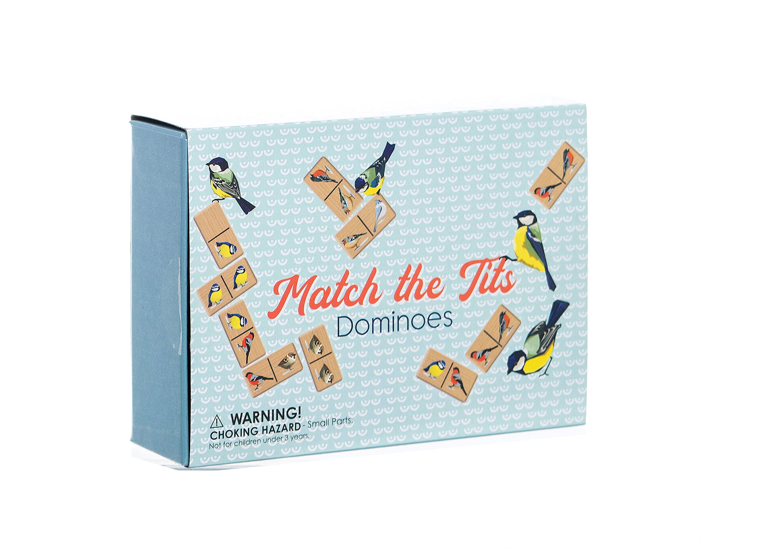 Boxer Gifts Match The Tits Spiel – Freches Dominospiel Mit Meisen-Motiven Für Partys & Spieleabende