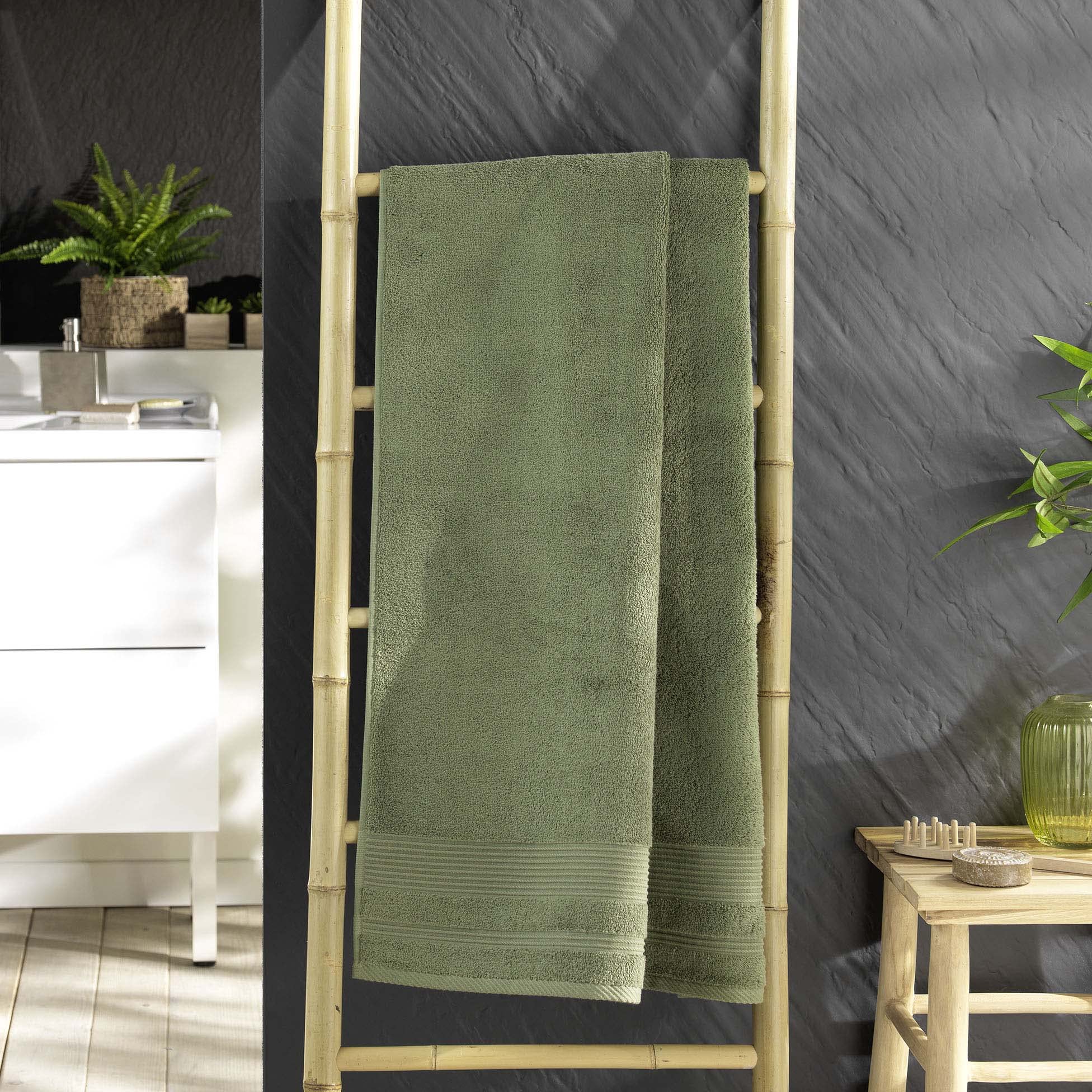 DOUCEUR D'INTERIEUR Duschtuch 70x130 Cm – Frottee, Uni, Excellence Kiesel