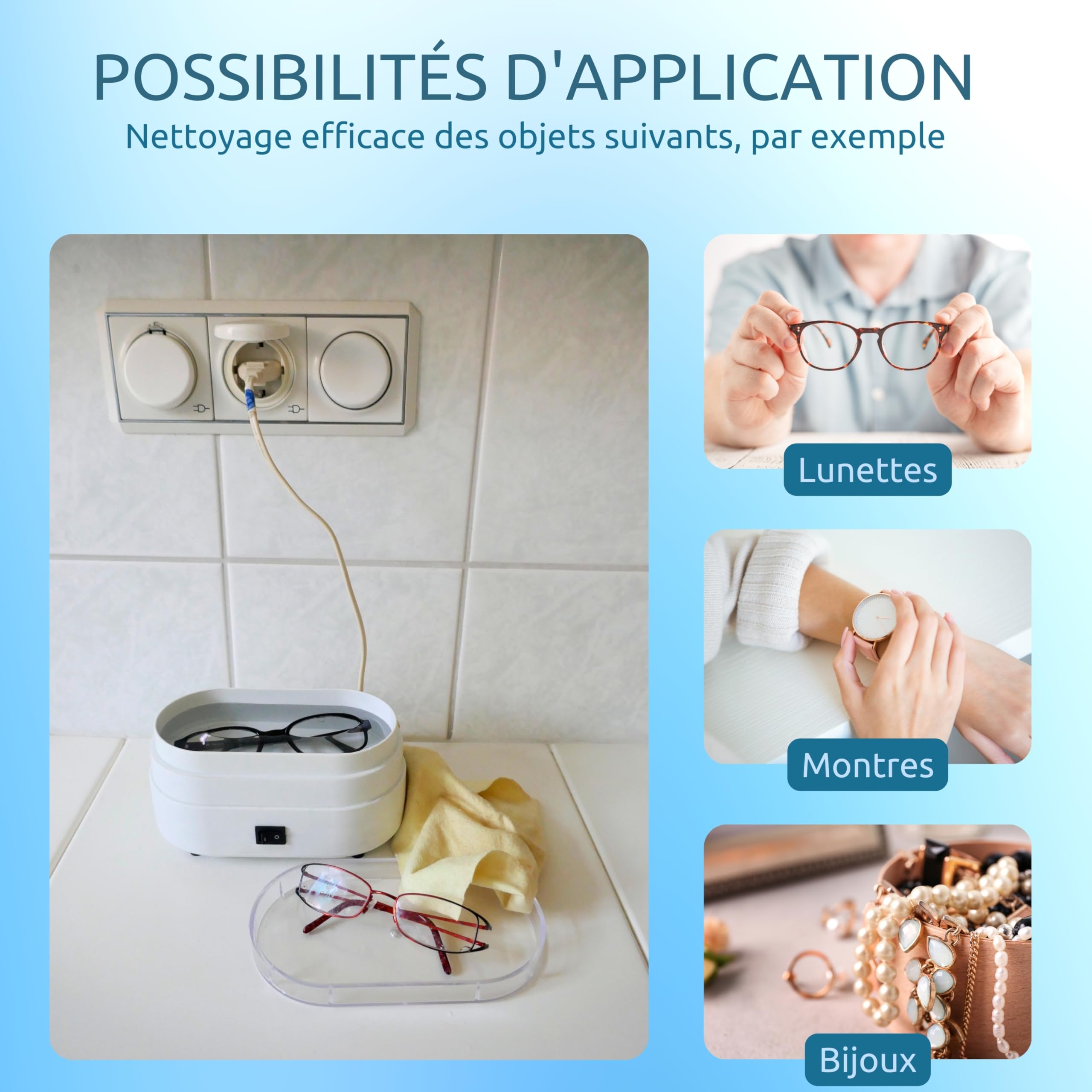 VEVOR Nettoyeur à Ultrasons 2L en Acier Inoxydable Bac Ultrasons Numérique avec Chauffage Temps & PURIVITA - Concentré de Nettoyant liquide pour produits ultrason - Multi-usages - Nettoyeur Bijoux