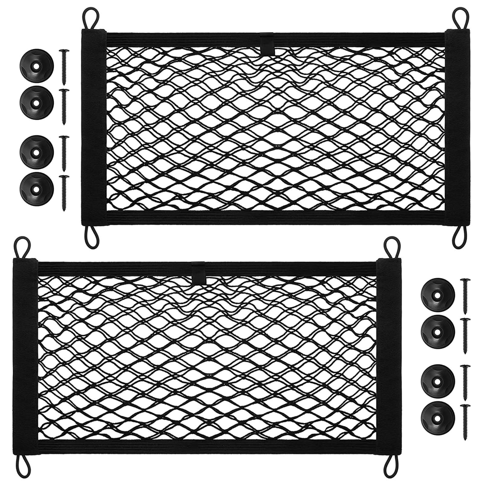 Filet de rangement de coffre extensible pour bloquer vos objets