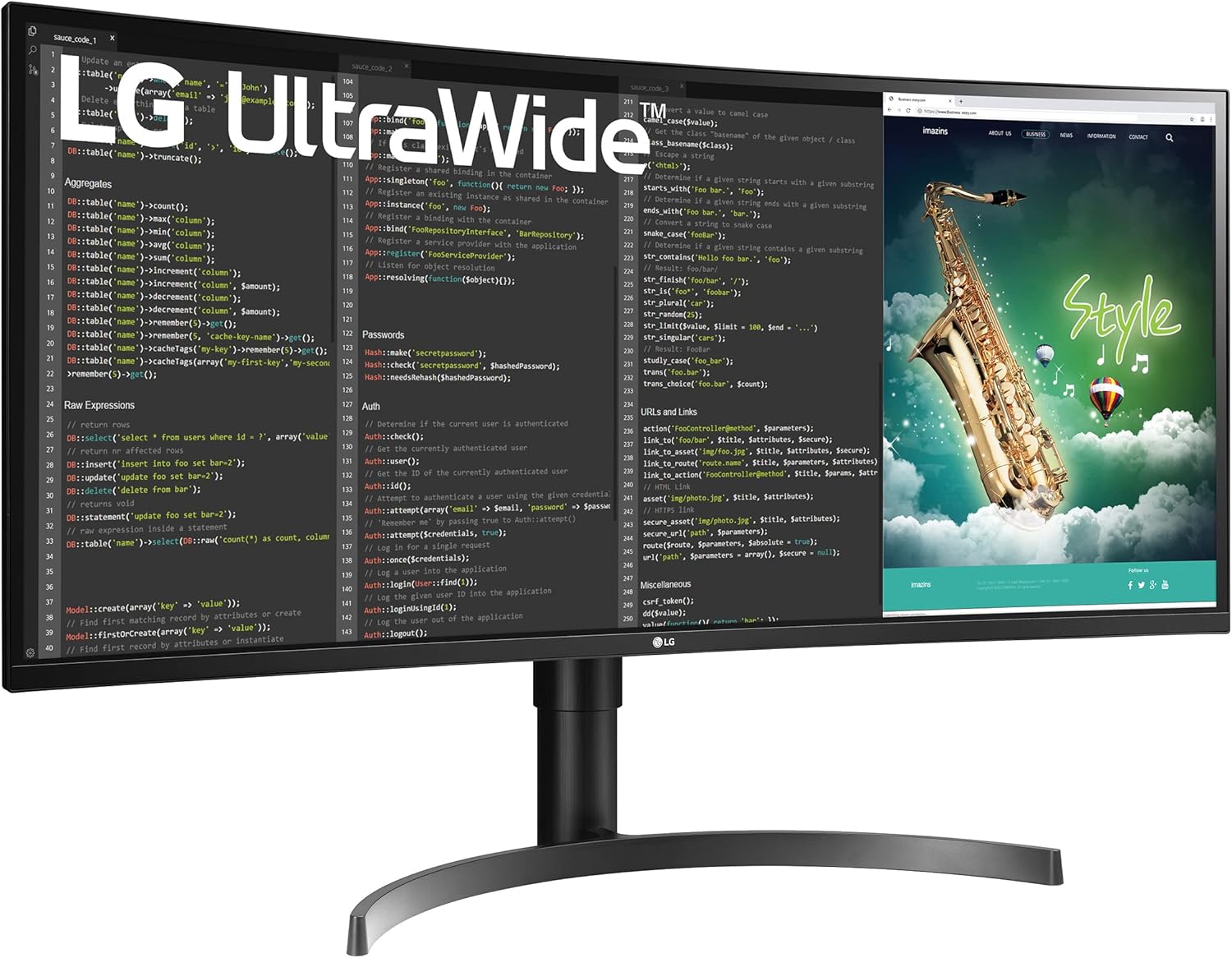 35WN75CP-B 35p UWQHD VA 100Hz - Monitor - Immagine 7