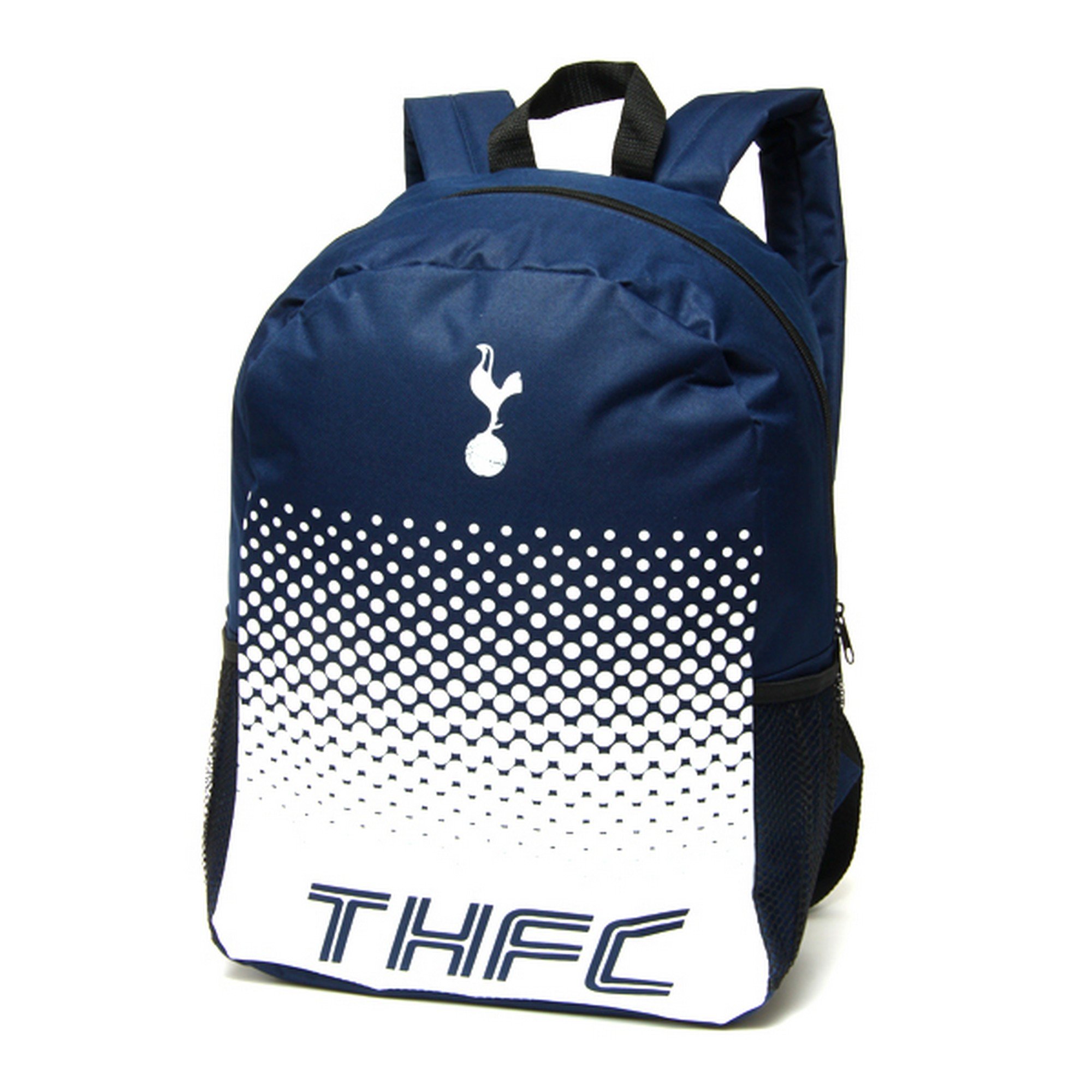 Tottenham Hotspur FC Official Fade Football Crest Backpack/Rucksack (One Size) (Navy/White)