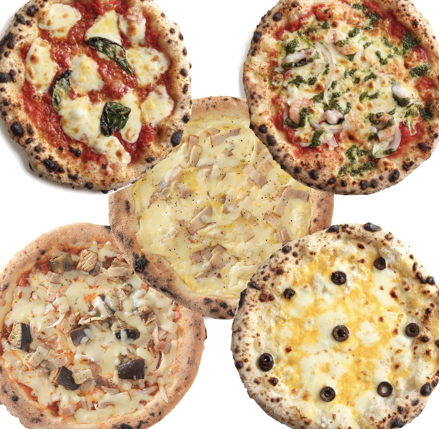 【５種類５枚セット】PIZZAREVO冷凍ピザ（21cm）人気５種類５枚セット…