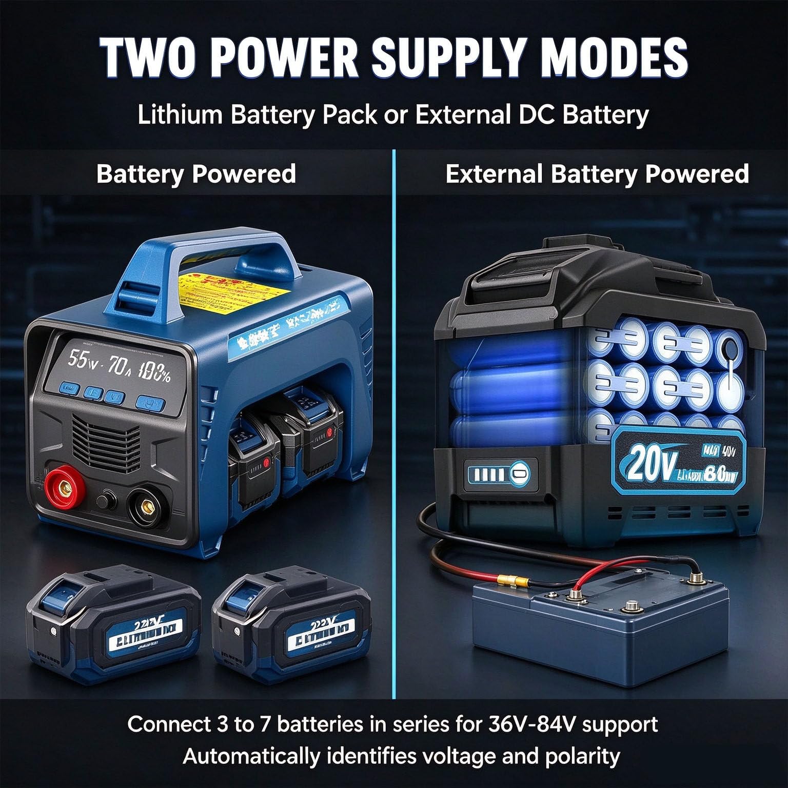 Saldatrice Cordless, Saldatrice Portatile Senza Fili 2Battery
