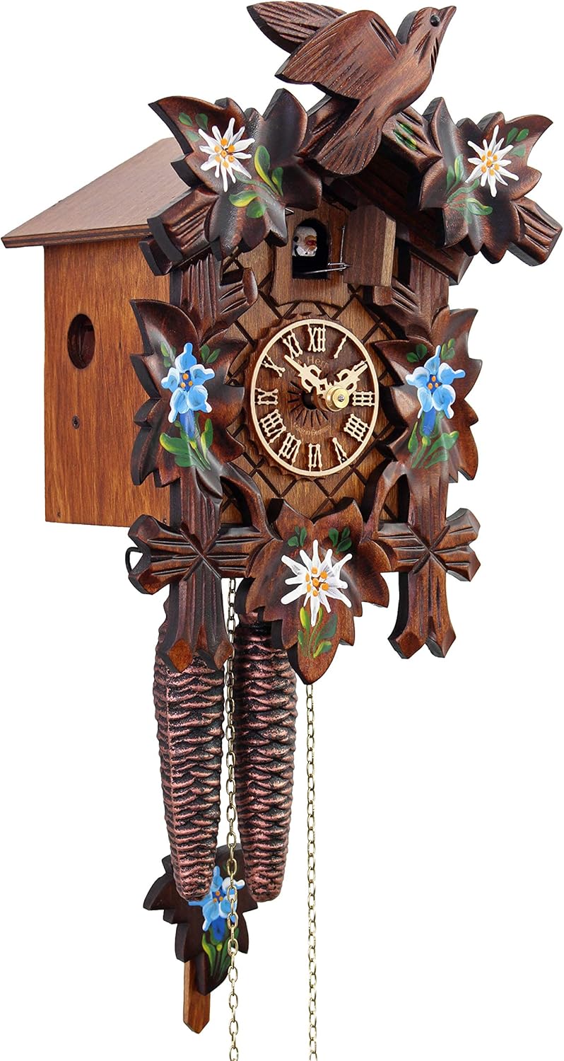 Cuckoo Clock - Alpine Flowers
