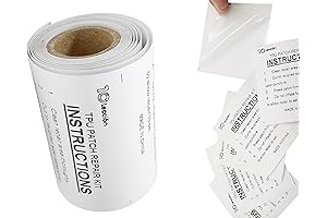 Bounce House Repair Patch: 3 in x 7 ft Roll TPU Pool Patch Repair Kit