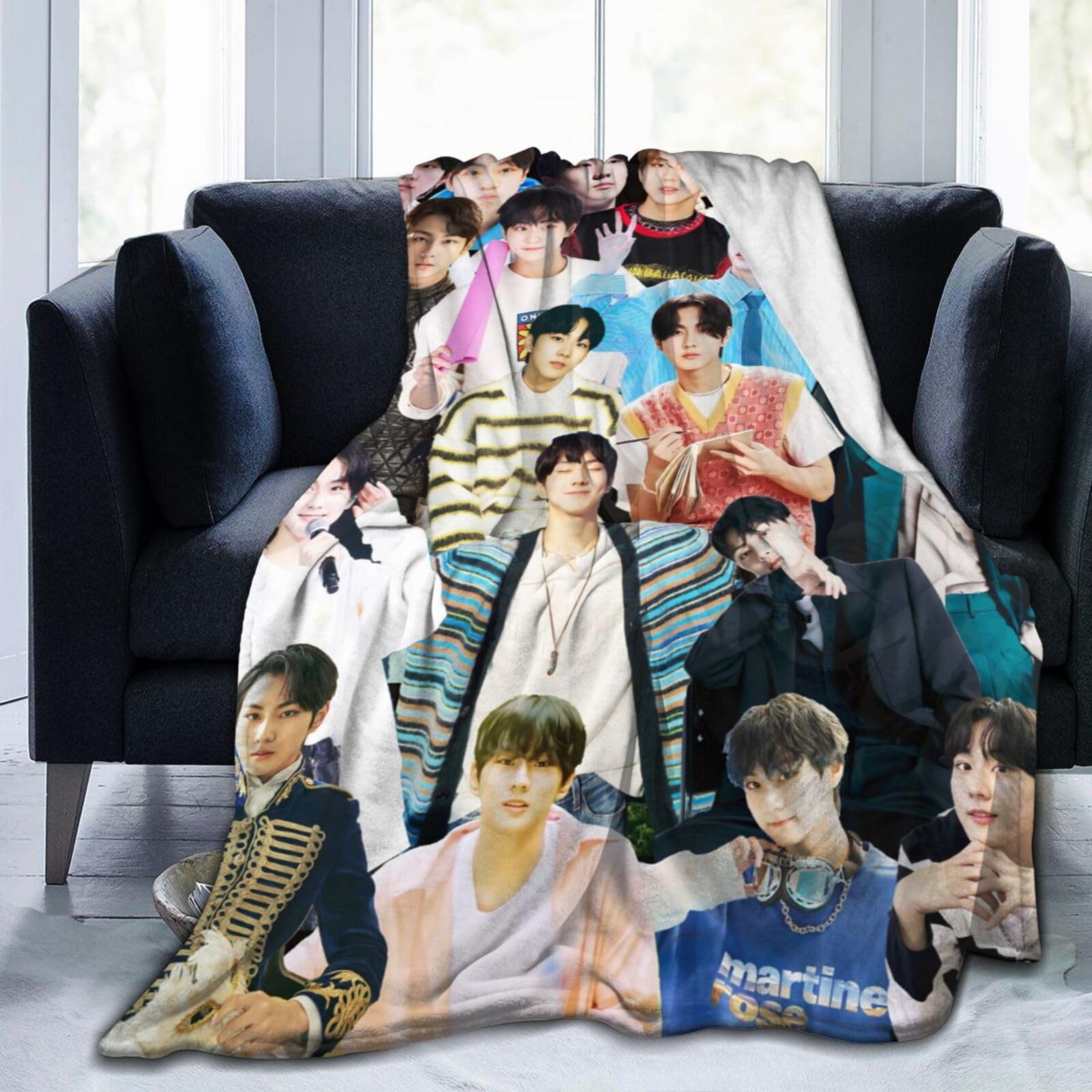 ENHYPEN JUNGWON Blankets Soft and Comfortable Warm Woollen Throw