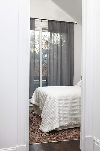 Miniatura 9 de Umbra Cappa travesaño de cortina para ventana, de 1 pulgada