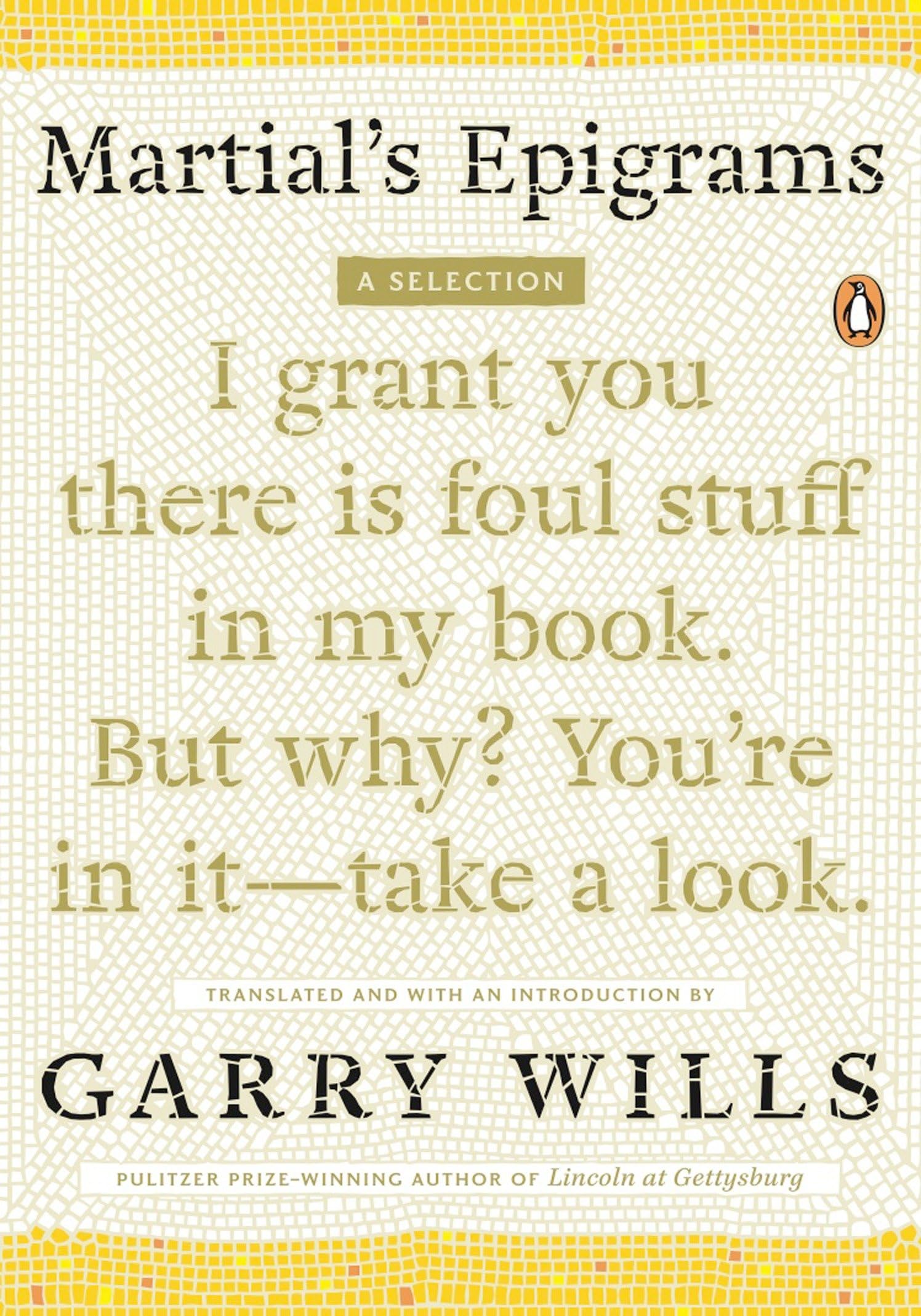 Martial's Epigrams: A Selection