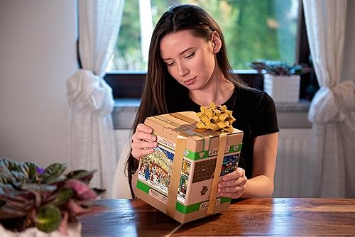 Miniatura 3 de WOODENCITY Rompecabezas de madera de 1000 10 piezas noche de Navidad para niños y adultos rompecabezas retro de madera nostálgica con piezas de