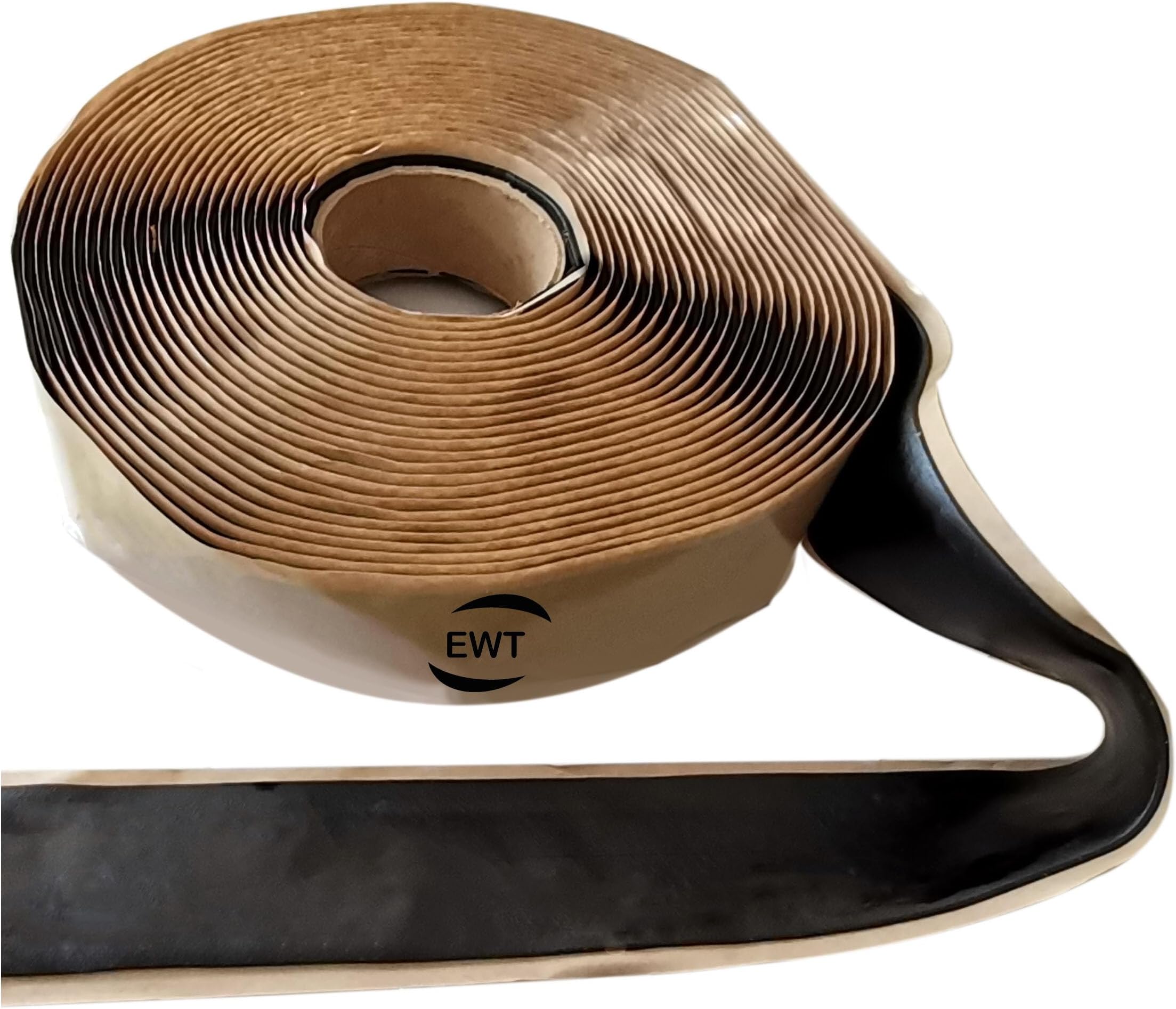 EWT Premium Asphalt Tarmac Parking Lot Joint and Crack Sealer Repair Hot-Filler II Tape 2 in x 50 ft Long (3mm Thick)