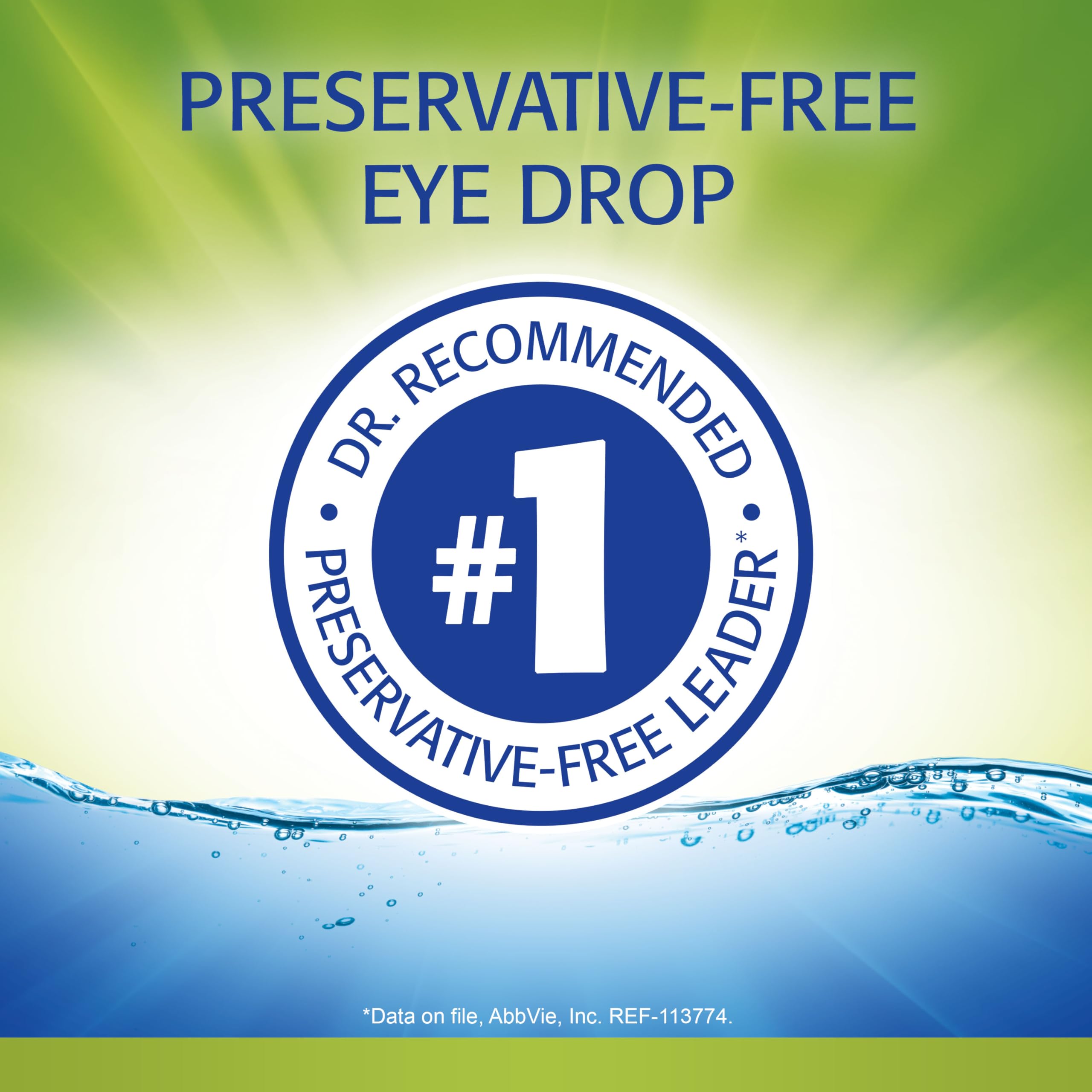 Refresh RELIEVA PF Preservative-Free Artificial Tears Lubricant Eye Drops, 2x0.33 fl oz (10 mL), 2 coun — Amazon image 2