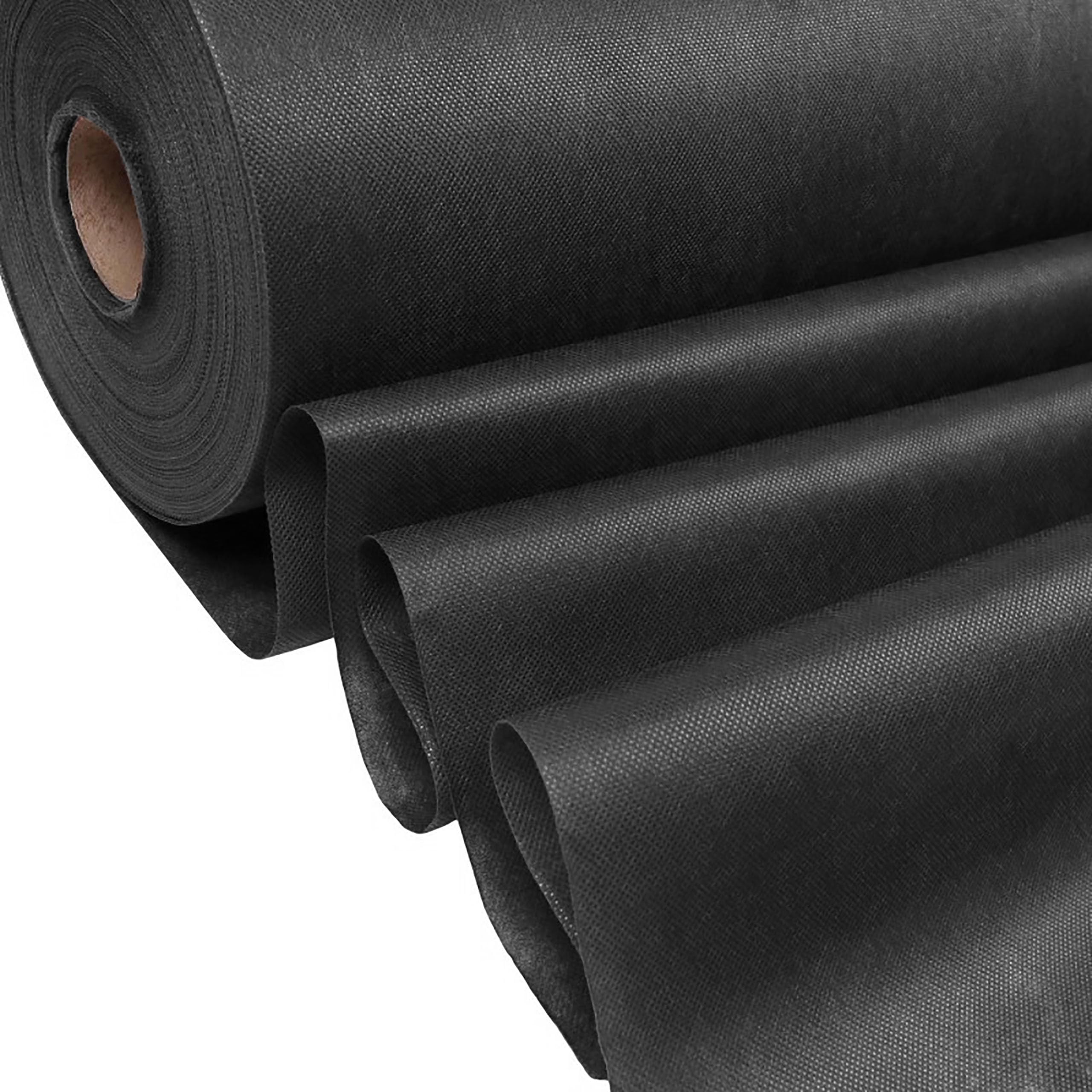 Agrowłóknina czarna 100g/m² ogrodowa tkanina ściółkująca przeciw chwastom, przepuszczająca wodę i powietrze, wysoka stabilizacja UV (1,1m x 100m = 110m²)
