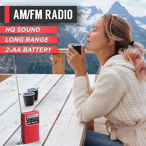 Vista 2 de PowerBear - radio. Rojo