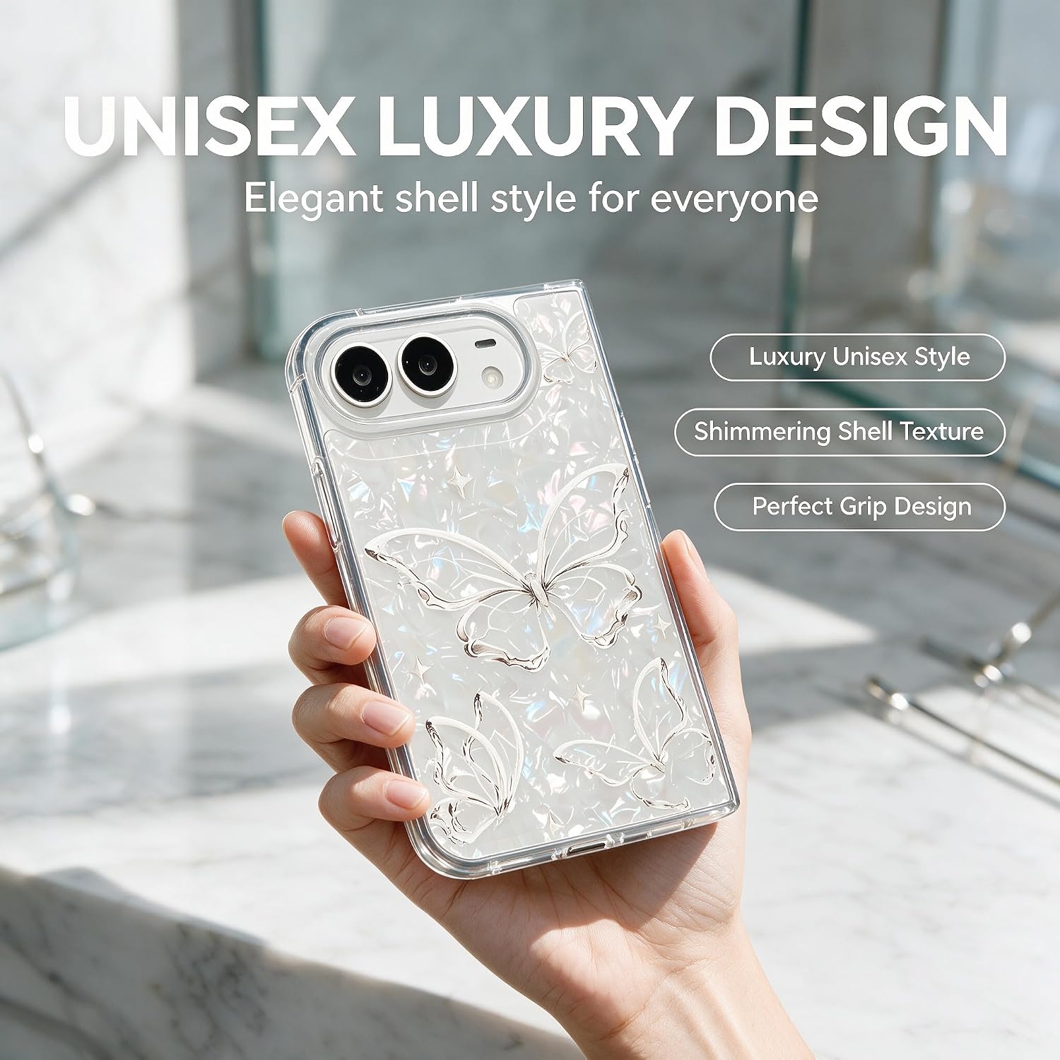 Losin for Phone Duo Foil Glitter Butterfly Case image 3