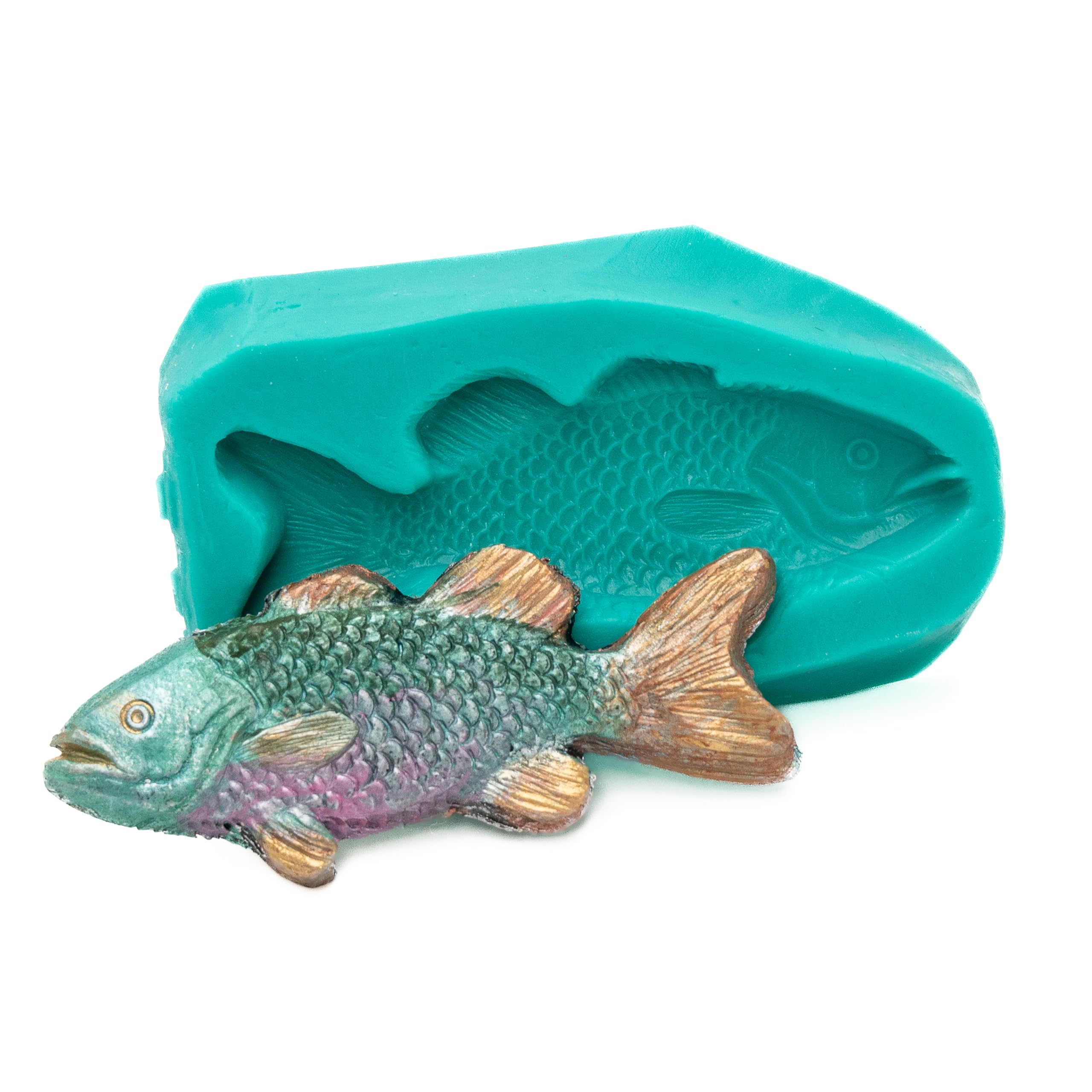 Small Fish Shaped Silicone Mold Fondant Chocolate Resin Polymer Clay Craft Jewelry Mould