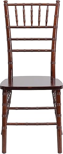 Miniatura 89 de Flash Furniture Silla Chiavari de madera plateada de la serie HERCULES